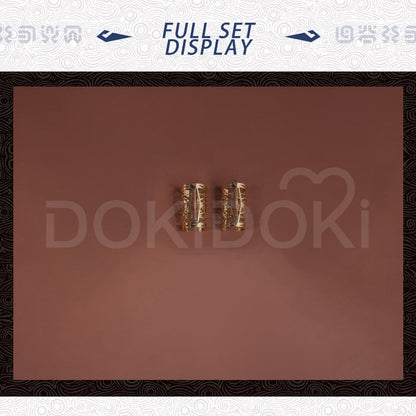 【Partial Ready For Ship】【Size S-3XL】【Last Batch】DokiDoki-R Game Shoes Brown Sandals / Bangles / Necklace
