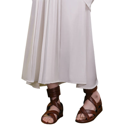 【Partial Ready For Ship】【Size S-3XL】【Last Batch】DokiDoki-R Game Shoes Brown Sandals / Bangles / Necklace
