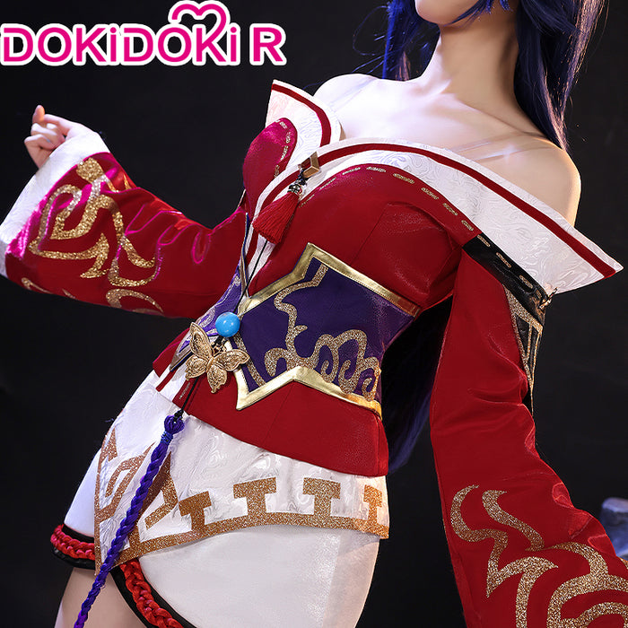 【Partial Ready For Ship】【Size XS-2XL】【Last Batch】DokiDoki-R Game Cosplay Costume Red Dress Fox