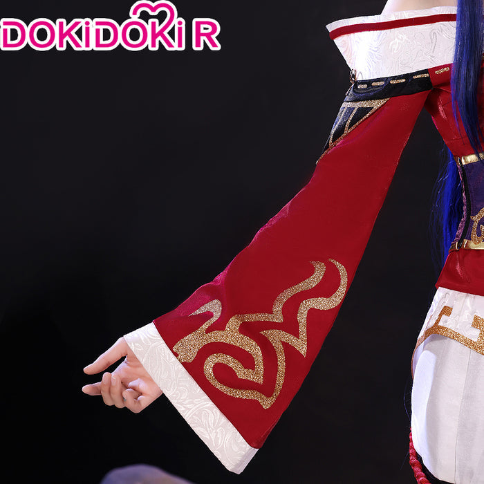 【Partial Ready For Ship】【Size XS-2XL】【Last Batch】DokiDoki-R Game Cosplay Costume Red Dress Fox