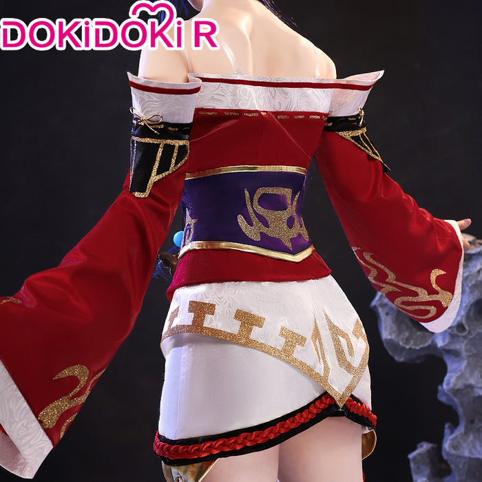 【Partial Ready For Ship】【Size XS-2XL】【Last Batch】DokiDoki-R Game Cosplay Costume Red Dress Fox