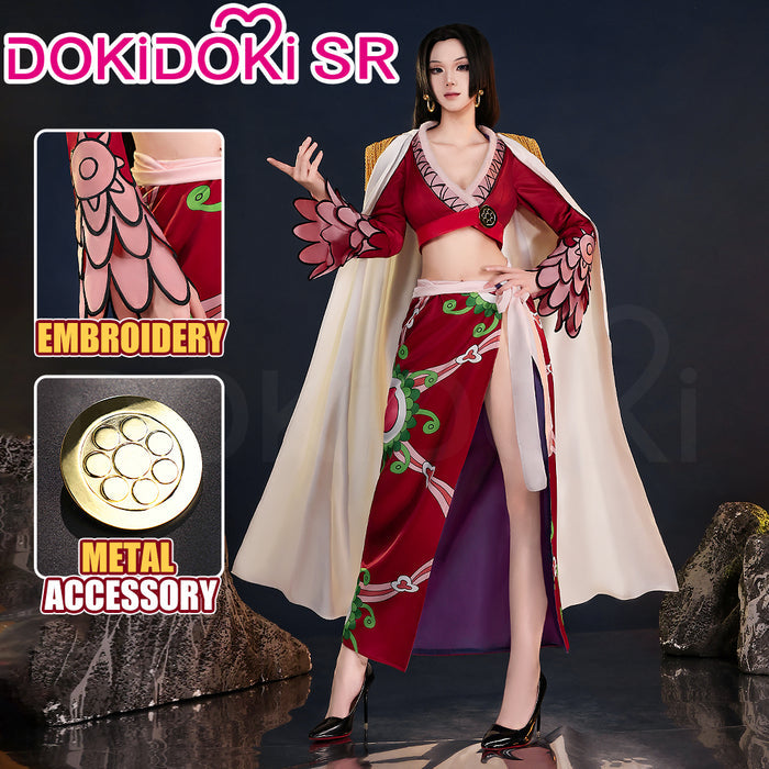 【Partial Ready For Ship】【Size XS-3XL】DokiDoki-SR Anime Cosplay Red Costume White Cloak Women Halloween