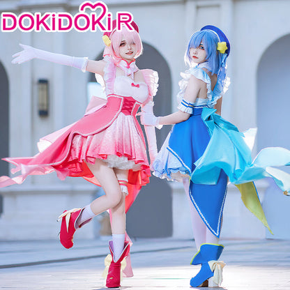 【Partial Size Ready For Ship】【In Stock】【Last Batch】DokiDoki-R Anime Cosplay Blue Pink Costume Magical Girl