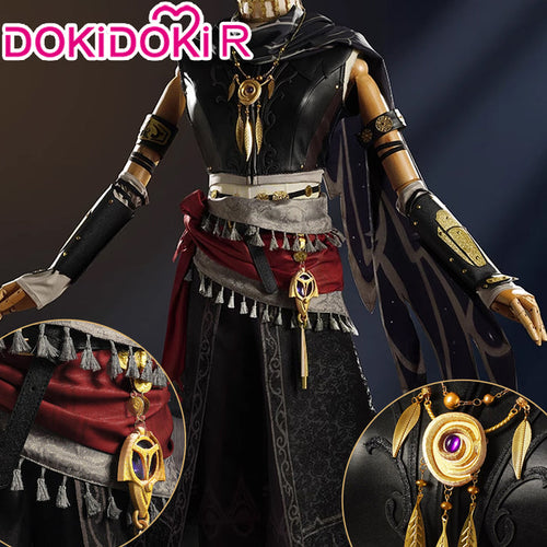 【Partial Size Ready For Ship】【Size S-2XL】DokiDoki-R Game Identity V Cosplay Antiquarian Qi Shiyi Costume Crow Qi Shi Yi idv