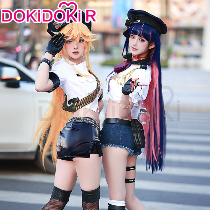 【Partially In Stock】DokiDoki-R Anime Cosplay  Costume Angel Police Uniform