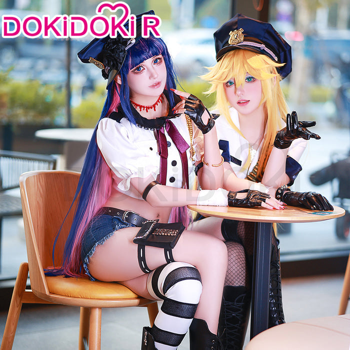 【Partially In Stock】DokiDoki-R Anime Cosplay  Costume Angel Police Uniform