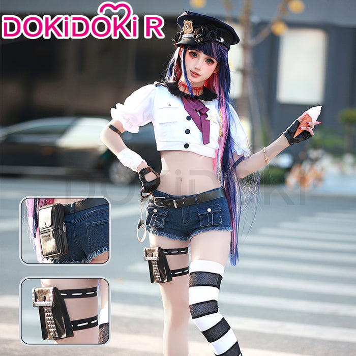 【Partially In Stock】DokiDoki-R Anime Cosplay  Costume Angel Police Uniform
