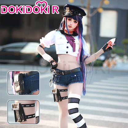 【Partially In Stock】DokiDoki-R Anime Cosplay  Costume Angel Police Uniform