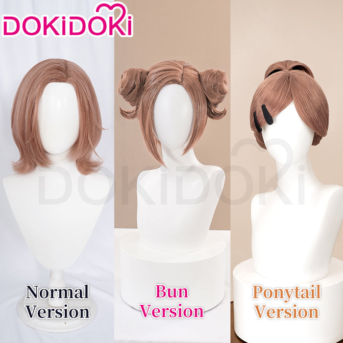 【Partially Ready For Ship】DokiDoki Anime NANA Cosplay Komatsu Nana HACHI Wig Short Straight Tan / Bun Hair / Ponytail / Hair Clip