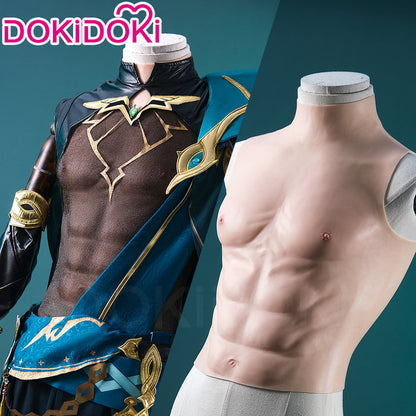 【Partially Ready For Ship】DokiDoki Cosplay Prop Fake Muscle Suit Sleeveless Skin Color Ivory White / Bronze / Chocolate Black