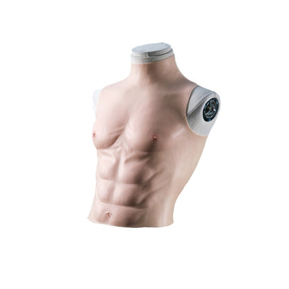 【Partially Ready For Ship】DokiDoki Cosplay Prop Fake Muscle Suit Sleeveless Skin Color Ivory White / Bronze / Chocolate Black
