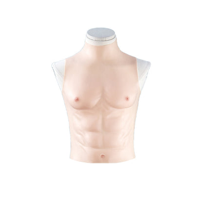 【Partially Ready For Ship】DokiDoki Cosplay Prop Fake Muscle Suit Sleeveless Skin Color Ivory White / Bronze / Chocolate Black
