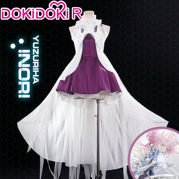 【Partially Ready For Ship】DokiDoki-R Anime Guilty Crown Cosplay Yuzuriha Inori Costume White