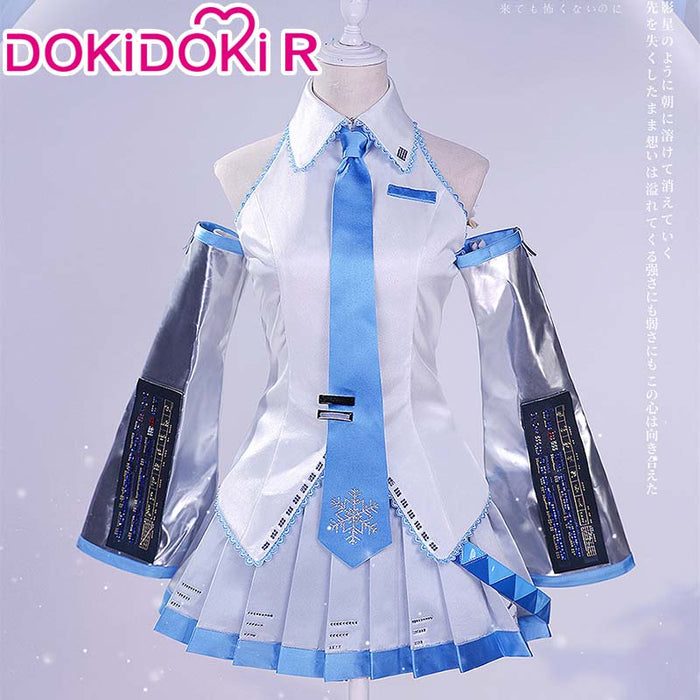 【Partially Ready For Ship】DokiDoki-R Cosplay Costume Snow Dress