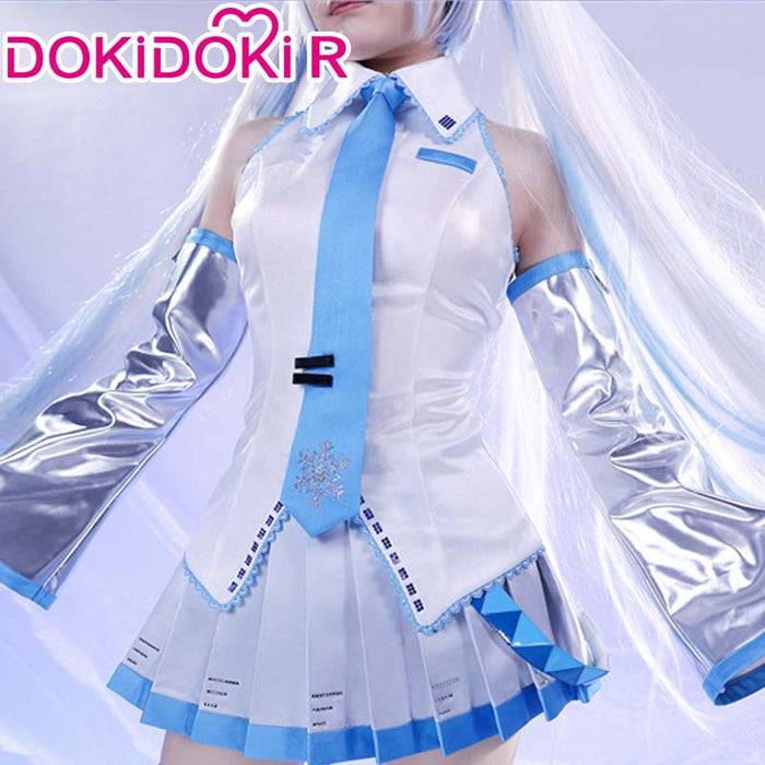 【Partially Ready For Ship】DokiDoki-R Cosplay Costume Snow Dress