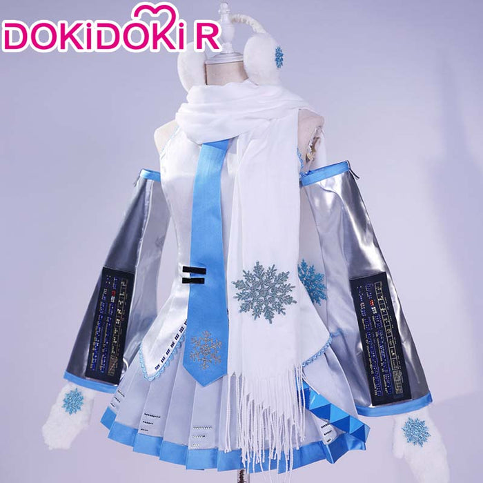 【Partially Ready For Ship】DokiDoki-R Cosplay Costume Snow Dress