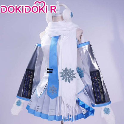 【Partially Ready For Ship】DokiDoki-R Cosplay Costume Snow Dress