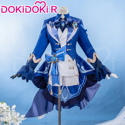 【Partially Ready For Ship】DokiDoki-R Game Genshin Impact Furina Costume Dress Focalors Fontaine Halloween