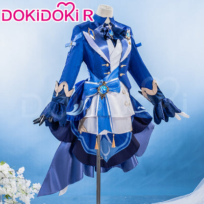 【Partially Ready For Ship】DokiDoki-R Game Genshin Impact Furina Costume Dress Focalors Fontaine Halloween