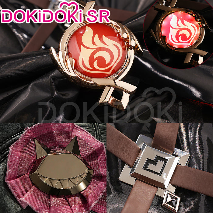 【Partially Ready For Ship】DokiDoki-SR Game Genshin Impact Cosplay Fontaine Lyney Costume / Shoes