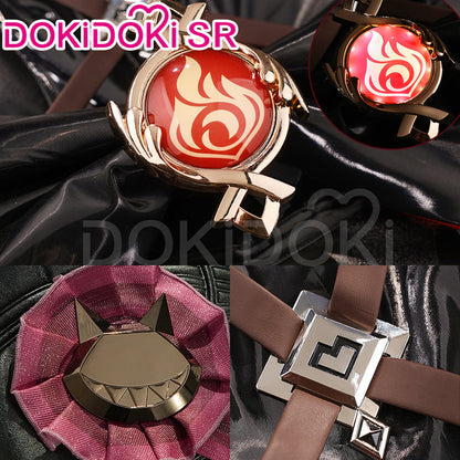 【Partially Ready For Ship】DokiDoki-SR Game Genshin Impact Cosplay Fontaine Lyney Costume / Shoes