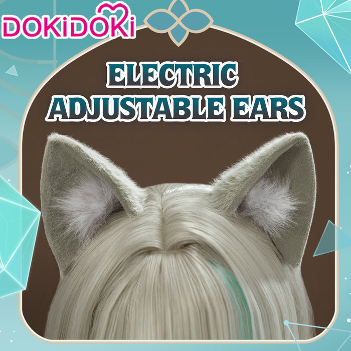 【Partially Ready For Ship】【Ears Electric /Normal Version】DokiDoki Game Genshin Impact Cosplay Lynette Ear / Tail Fontaine