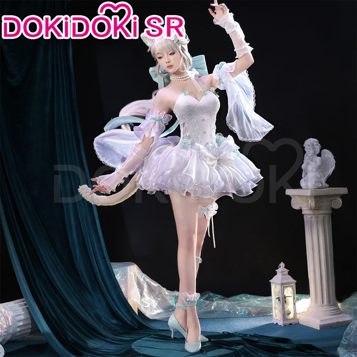 【Partially Ready For Ship】【Last Batch】DokiDoki-SR Game Genshin Impact Lynette Costume Angel's Courtyard Doujin Dress