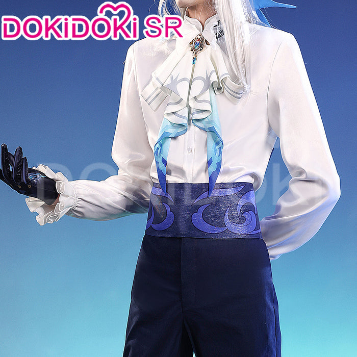 【Partially Ready For Ship】【Size S-2XL】【Costume Last Batch】DokiDoki-SR Game Genshin Impact Cosplay Neuvillette Costume / Shoes Fontaine Halloween