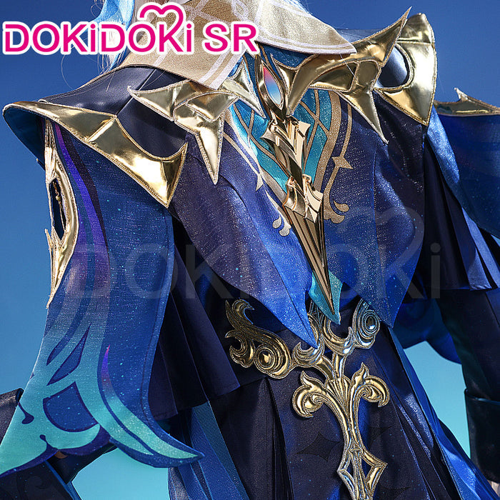 【Partially Ready For Ship】【Size S-2XL】【Costume Last Batch】DokiDoki-SR Game Genshin Impact Cosplay Neuvillette Costume / Shoes Fontaine Halloween