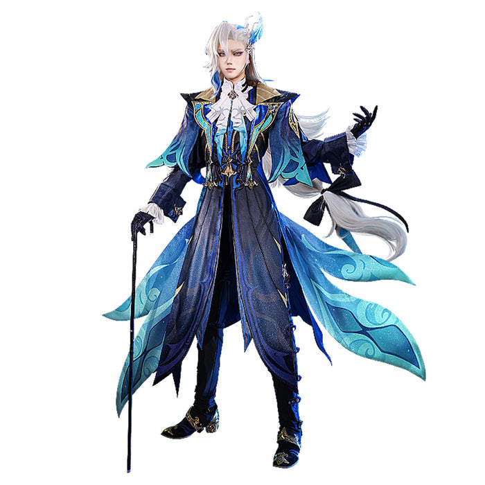 【Partially Ready For Ship】【Size S-2XL】【Costume Last Batch】DokiDoki-SR Game Genshin Impact Cosplay Neuvillette Costume / Shoes Fontaine Halloween