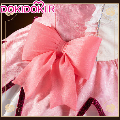 【Partially Ready For Ship】【Size S-2XL】DokiDoki-R Anime Cosplay Costume Battle Suit Pink White Halloween