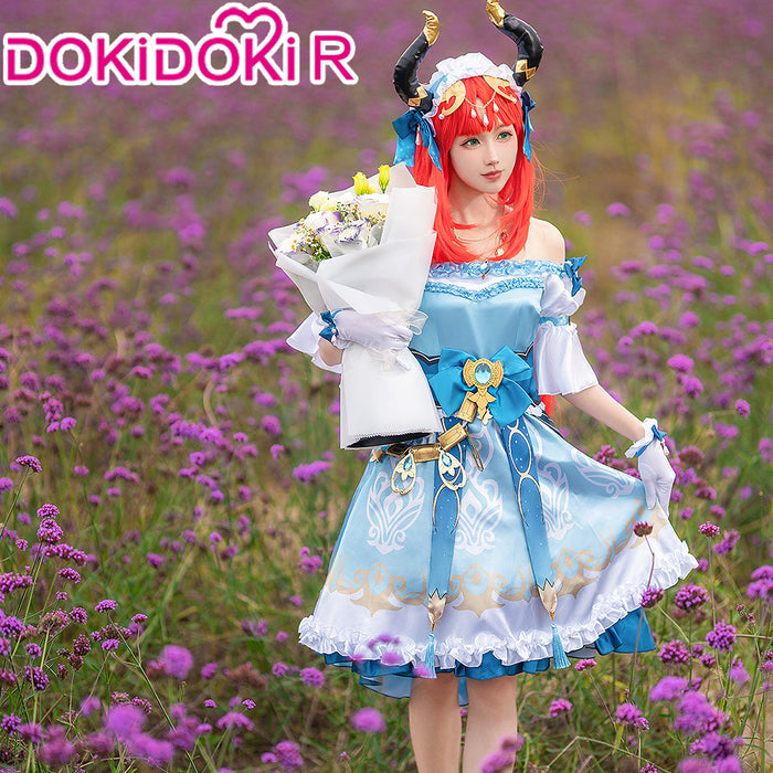 【Partially Ready For Ship】【Size S-2XL】DokiDoki-R Game Genshin Impact × GiGO Cosplay Nilou Costume / Shoes Sumeru
