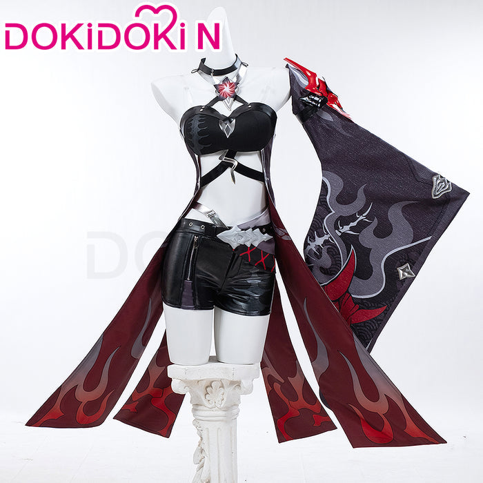 【Partially Ready For Ship】【Size XS-3XL】DokiDoki-N Game Honkai: Star Rail Cosplay Acheron Costume White Hair Ver.