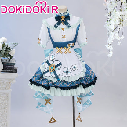 【Partially Ready for ship】【Size XS-XL】DokiDoki-R Game Genshin Impact × Cafe in Seoul Cosplay Faruzan Costume Maid