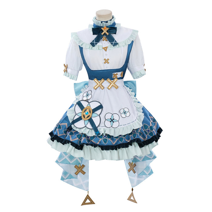 【Partially Ready for ship】【Size XS-XL】DokiDoki-R Game Genshin Impact × Cafe in Seoul Cosplay Faruzan Costume Maid