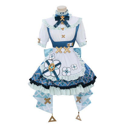 【Partially Ready for ship】【Size XS-XL】DokiDoki-R Game Genshin Impact × Cafe in Seoul Cosplay Faruzan Costume Maid