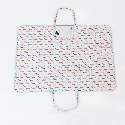 Dog Picnic Blanket - Dainty Dachshunds