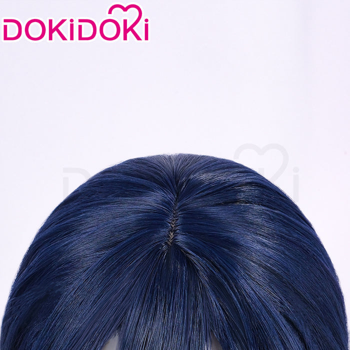 【Pink Ver Ready For Ship】DokiDoki Game Cosplay Girl Group ANTIFRAGILE Wig Short Blue Pink Yellow Hair Rainy Day