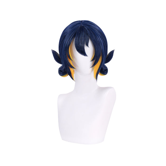 【Pink Ver Ready For Ship】DokiDoki Game Cosplay Girl Group ANTIFRAGILE Wig Short Blue Pink Yellow Hair Rainy Day