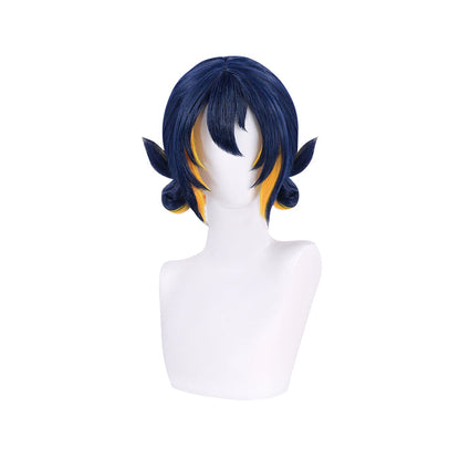 【Pink Ver Ready For Ship】DokiDoki Game Cosplay Girl Group ANTIFRAGILE Wig Short Blue Pink Yellow Hair Rainy Day