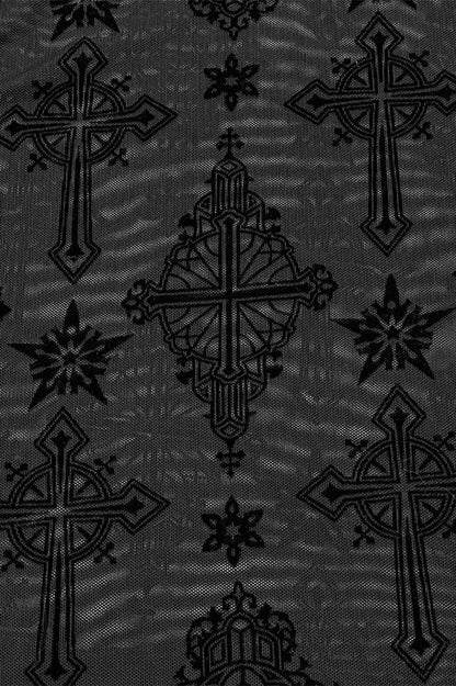 Cathedral Crosses Mesh Top