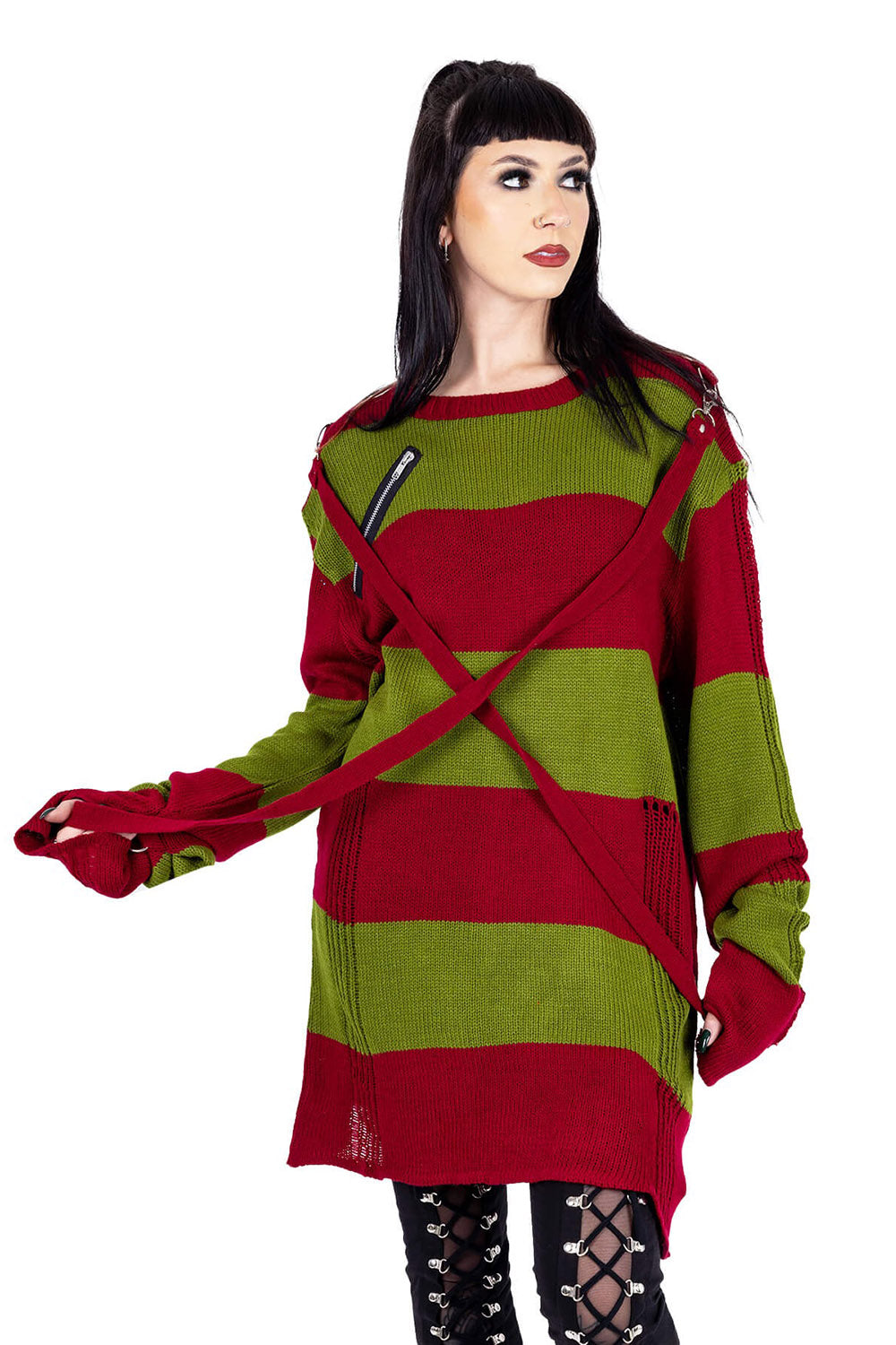 Amalric Jumper Sweater [Red/Green]