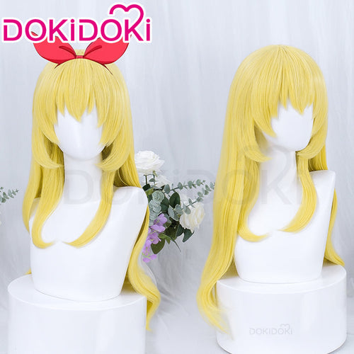 【Ready For Ship】DokiDoki Anime Aikatsu! Idol Activity Cosplay Hoshimiya Ichigo Wig Long Curly Yellow Hair