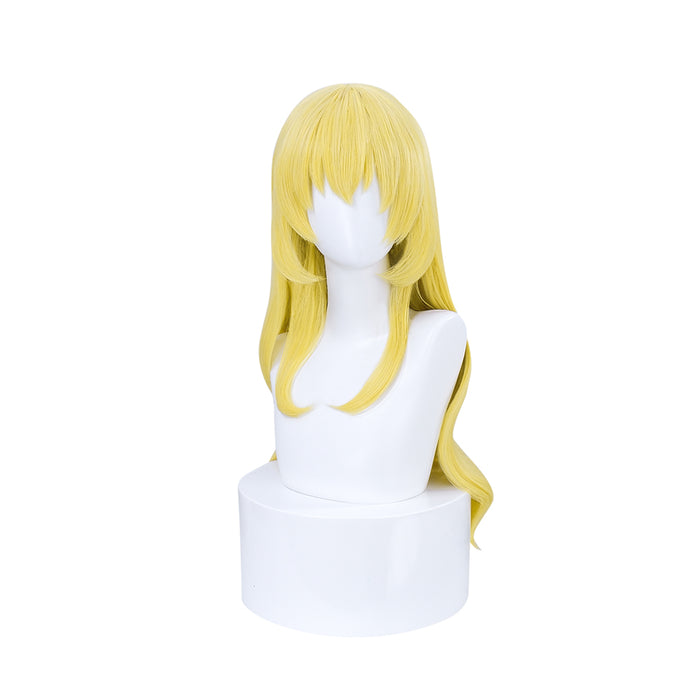 【Ready For Ship】DokiDoki Anime Aikatsu! Idol Activity Cosplay Hoshimiya Ichigo Wig Long Curly Yellow Hair