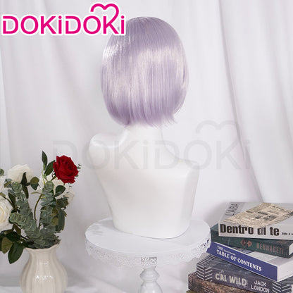 【Ready For Ship】DokiDoki Anime BanG Dream! Cosplay Takamatsu Tomori Wig Short Purple Straight
