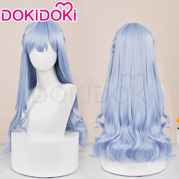 【Ready For Ship】DokiDoki Anime BanG Dream! Cosplay Togawa Sakiko Wig Long Curly Blue Hair
