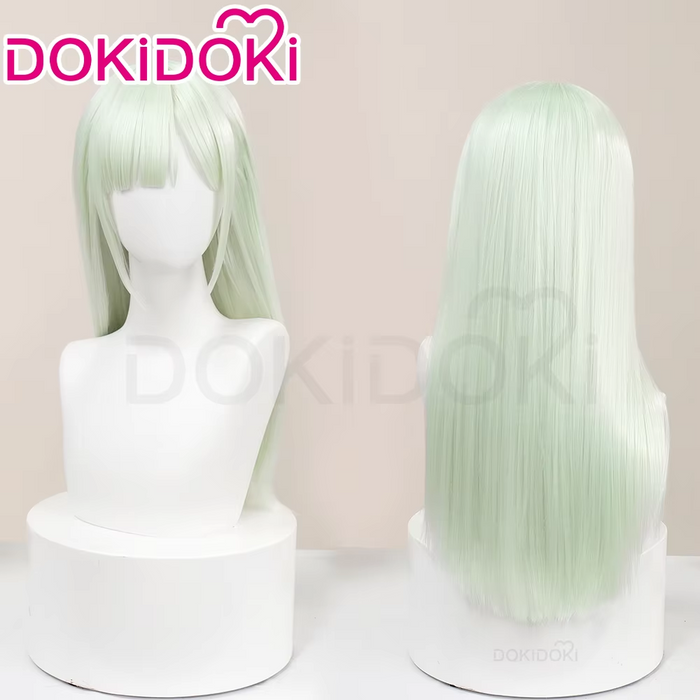 【Ready For Ship】DokiDoki Anime BanG Dream! Cosplay Wakaba Mutsumi Wig Long Straight Green Hair Ave Mujica