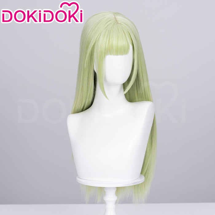 【Ready For Ship】DokiDoki Anime BanG Dream! Cosplay Wakaba Mutsumi Wig Long Straight Green Hair Ave Mujica