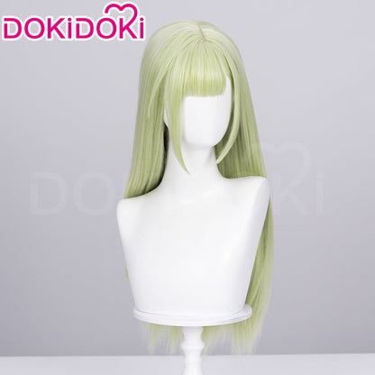 【Ready For Ship】DokiDoki Anime BanG Dream! Cosplay Wakaba Mutsumi Wig Long Straight Green Hair Ave Mujica