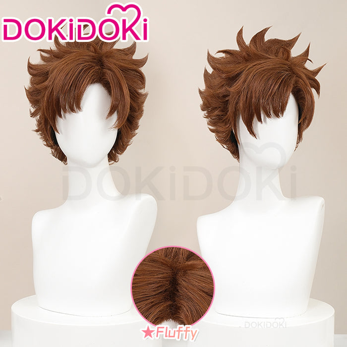 【Ready For Ship】DokiDoki Anime BUCCHIGIRI？！Cosplay Asamine Matakara Wig Short Straight Brown Hair